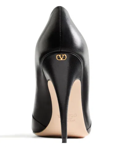 Valentino Garavani Panthea Goatskin Pumps 105mm Woman Black 39.5 In Black