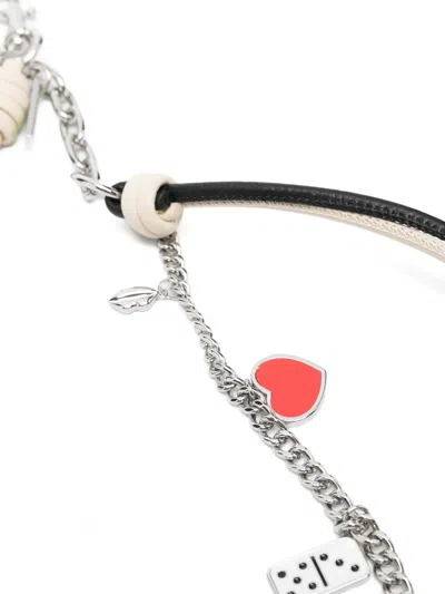 Marc Jacobs Multicolor The Mini Icon Chain Bag Charm In Multi