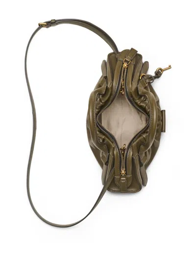 Marc Jacobs Womens Beech Cristina Logo-plaque Leather Satchel Bag In Brown