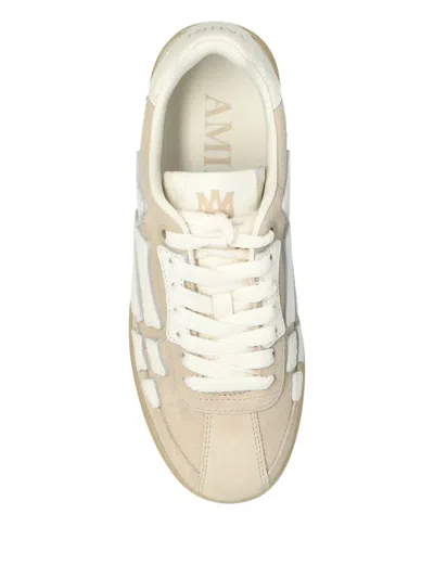 Amiri Low Top Suede Sneakers In Gray