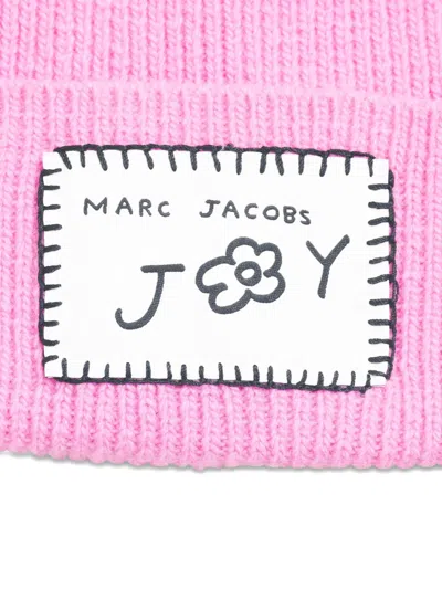 Marc Jacobs Joy Wool Blend Beanie In Pink