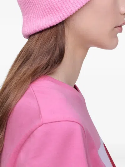 Marc Jacobs Joy Wool Blend Beanie In Pink