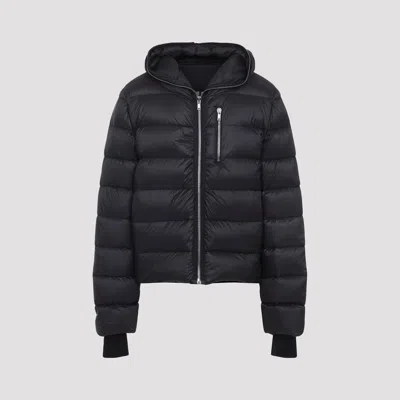 Rick Owens Mens Black Gimp Padded Shell-down Jacket In Black