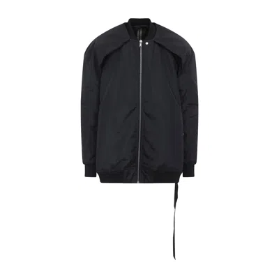 Drkshdw Bomber Jacket Convertible Jumbo Peter Flight In Black