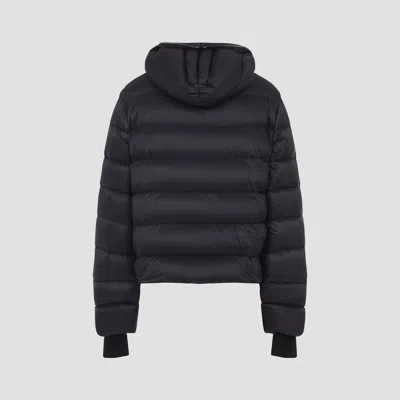Rick Owens Mens Black Gimp Padded Shell-down Jacket In Black