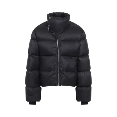 Rick Owens Black Porterville Jumbo Hooded Peter Down Jacket In Black