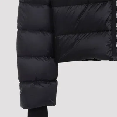 Rick Owens Mens Black Gimp Padded Shell-down Jacket In Black
