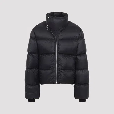 Rick Owens Black Porterville Jumbo Hooded Peter Down Jacket In Black