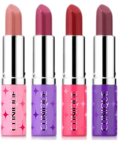 Clinique 4-pc. Plenty Of Pop: Pop Longwear Lipstick Set, Macy's Exclusive In Transparent