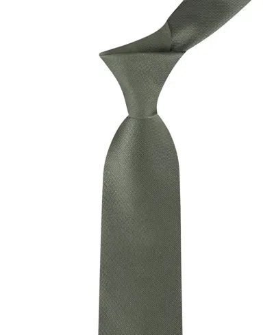 Calvin Klein Men's Silky Solid Tie In Green