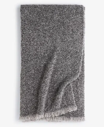 Oake Heathered Boucle Throw, 50" X 60", Exclusively For Macy's In Gray