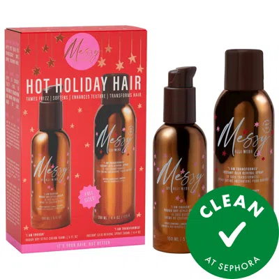 Messy By Alli Webb Rough Dry Hair Styling Cream & Instant Silk Revival Spray Gift Set