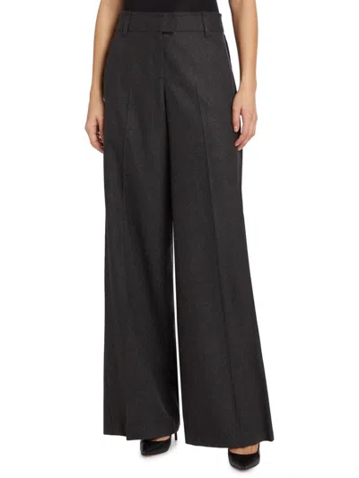 Jason Wu Collection Women's Wool Crepe Low-rise Pants In Gray