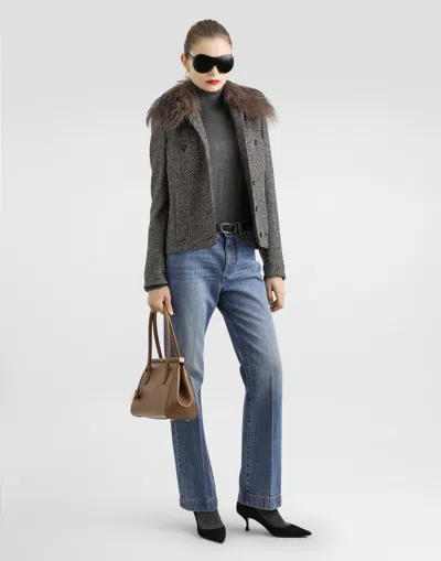 Dolce & Gabbana Jeans With Logo Plaque Dolce E Gabbana In Blue