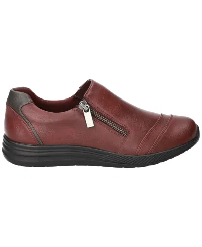 Easy Street Women's Karol Comfort Flats In Burgundy