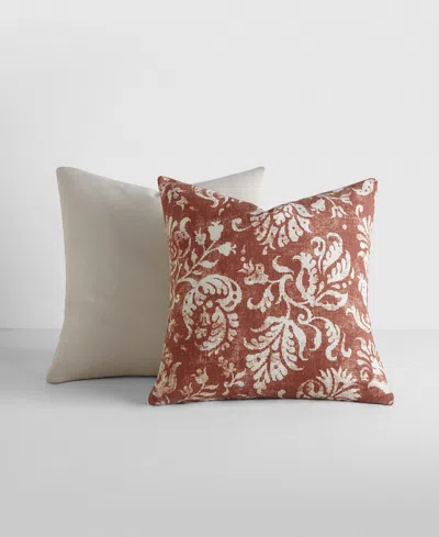 Ienjoy Home Cotton Slub 2-pack Decor Pillows, 20" X 20" In Brown