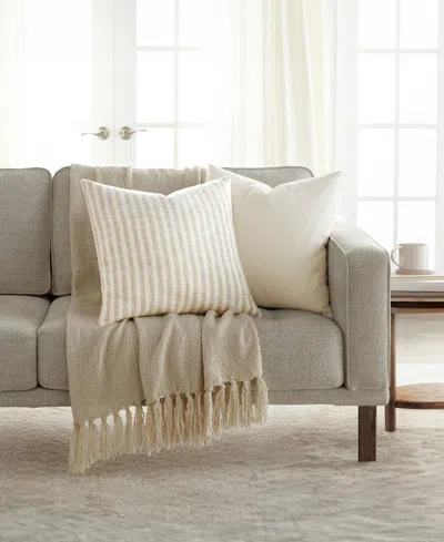 Ienjoy Home Yarn-dyed Patterns 2-pack Decor Pillows, 20" X 20" In Multi