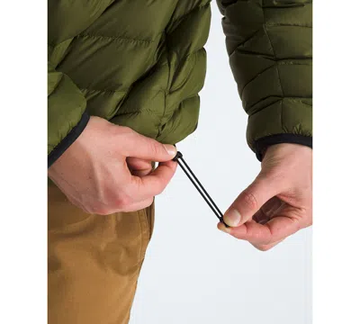 The North Face Men's Classic Down Hooded Jacket In Green