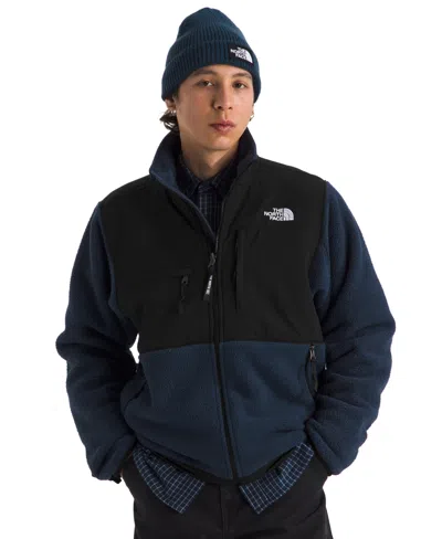 The North Face Logo Vertical Collar Grab Velvet Casual Jacket In Black