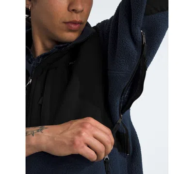 The North Face Logo Vertical Collar Grab Velvet Casual Jacket In Black