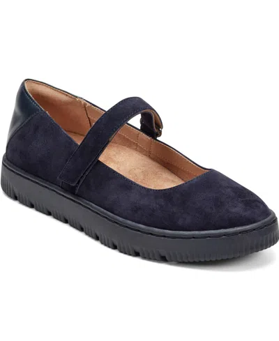 Easy Spirit Kyliee Mary Jane Flat In Blue