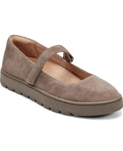 Easy Spirit Kyliee Mary Jane Flat In Brown