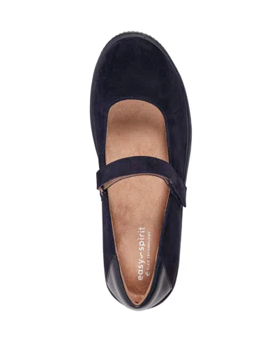 Easy Spirit Kyliee Mary Jane Flat In Blue