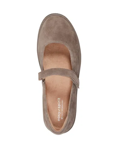 Easy Spirit Kyliee Mary Jane Flat In Brown