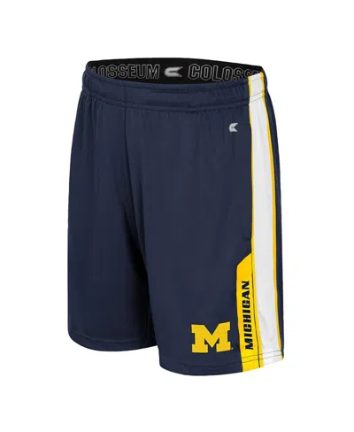 Colosseum Big Boys And Girls Navy Michigan Wolverines Gumbaldia Shorts In Blue