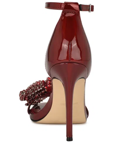 Nine West Tansie Ankle Strap Sandal In Red