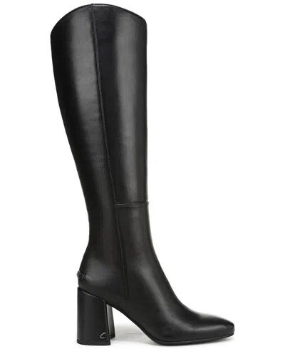 Circus Ny By Sam Edelman Women's Billie Knee-high Block-heel Dress Boots In Black
