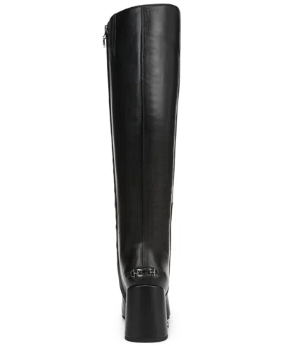 Circus Ny By Sam Edelman Women's Billie Knee-high Block-heel Dress Boots In Black
