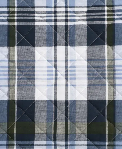 Tommy Hilfiger Bleecker Plaid Cotton Reversible 2-pc. Quilt Set, Twin In Multi