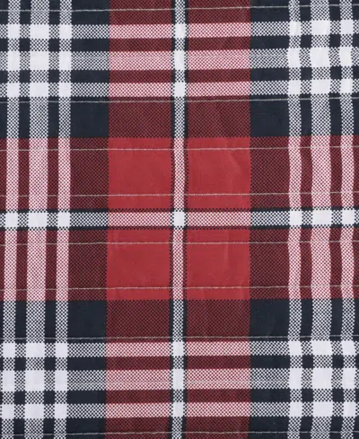 Tommy Hilfiger Collegiate Tartan Cotton Reversible 2-pc. Quilt Set, Twin In Red