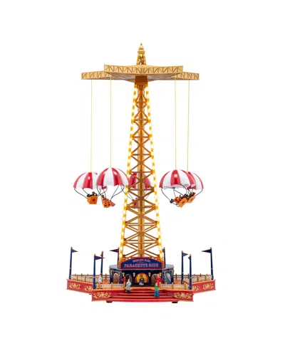 Mr. Christmas 90th Anniversary Collection Animated Musical World's Fair Parachute Ride In Multi