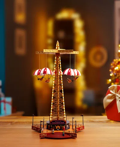 Mr. Christmas 90th Anniversary Collection Animated Musical World's Fair Parachute Ride In Multi