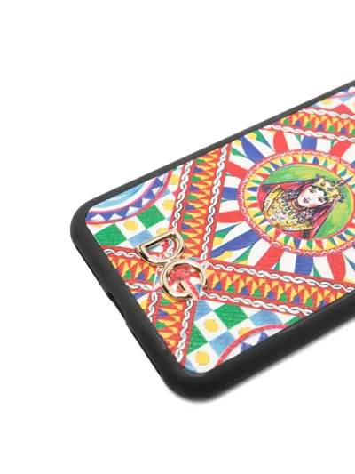 Dolce & Gabbana Dg-logo Patterned Phone Case In Multi