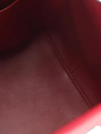 Pre-owned Hermes 2017 Toolbox 20 Handbag In Red