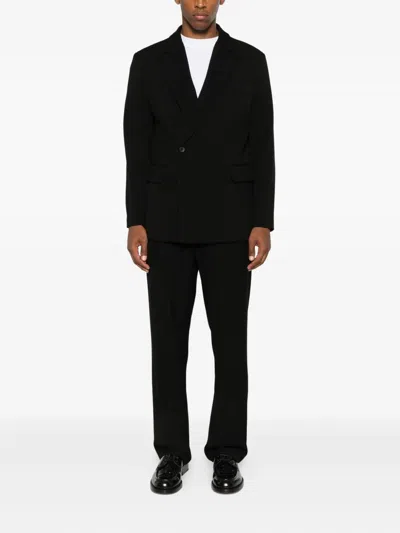 Imperial Side-pocket Trousers In Black