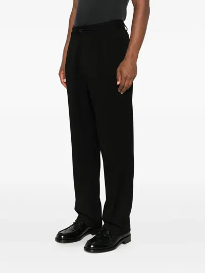 Imperial Side-pocket Trousers In Black