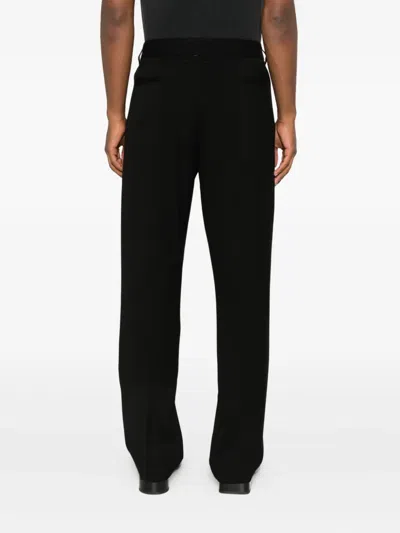 Imperial Side-pocket Trousers In Black