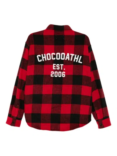 Chocoolate Checked Bear-embroidered Jacket In Multi