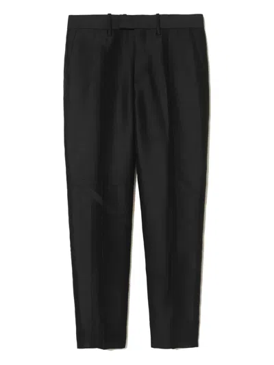 Undercover Panelled Wool Pants In Black