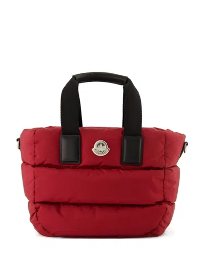 Moncler Caradoc Water-repellent Mini Tote Bag In Red