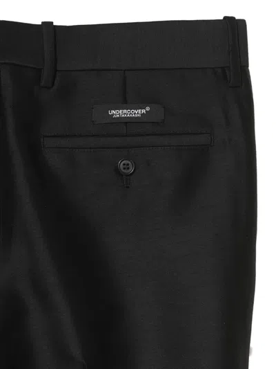 Undercover Panelled Wool Pants In Black