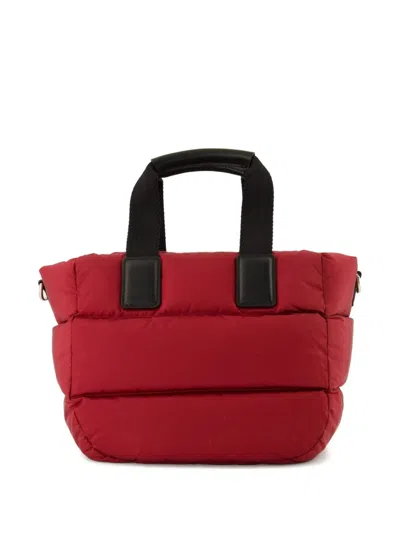 Moncler Caradoc Water-repellent Mini Tote Bag In Red