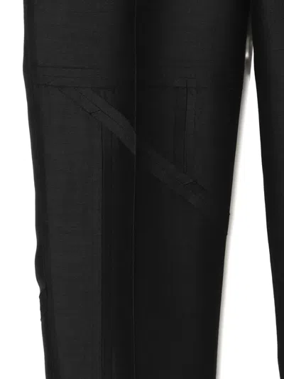 Undercover Panelled Wool Pants In Black
