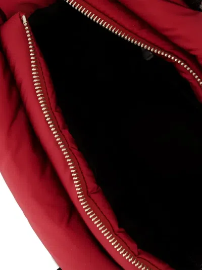 Moncler Caradoc Water-repellent Mini Tote Bag In Red