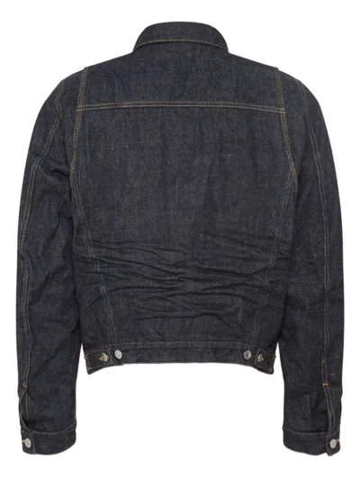Dsquared2 Denim Mini Front Jean Jacket In Blue