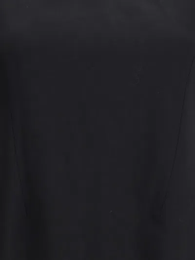 Alexander Mcqueen Mcqueen Puff Cap Sleeve Stretch Wool Minidress In Black